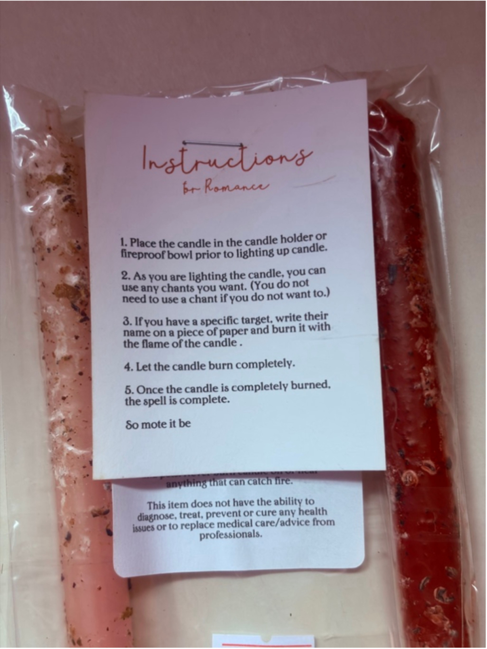 Romance Ritual Candles - Picture 2 of 2